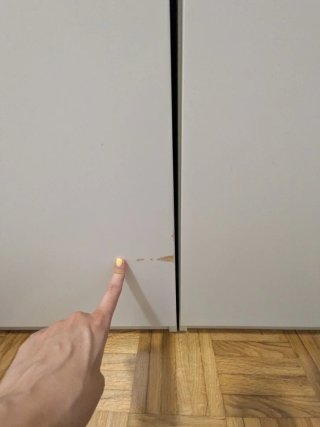 Armario PAX delgado 150cm para espacios reducidos