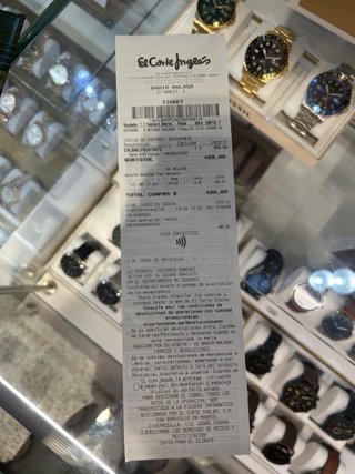 Reloj Michael Kors Dorado con factura de compra
