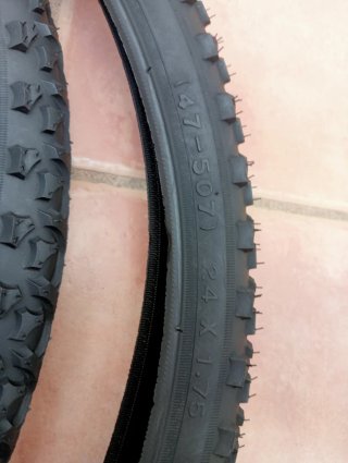 Cubiertas bici 24 x 1 3/8 (37-540) Tailandia