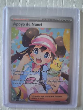 Carta Pokémon Apoyo de Nanci POR 123