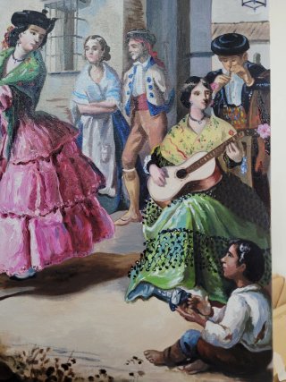 ÓLEO COSTUMBRISTA