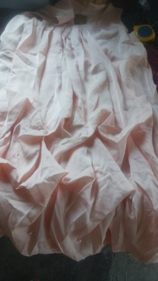 Vestido rosa y blanco talla M