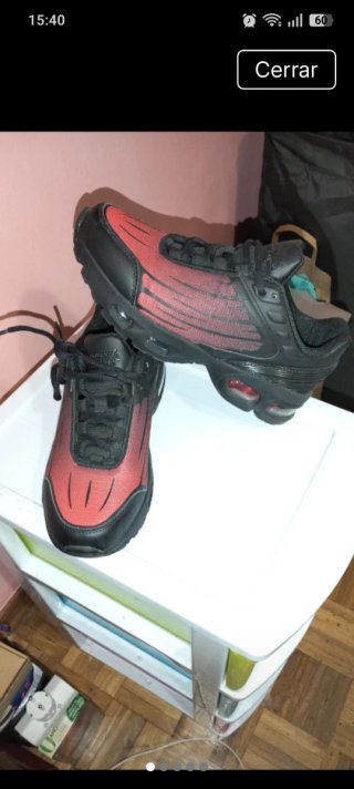 Zapatillas Nike Talla 39 Negras Rojas