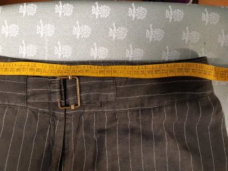 Pantaloni lino grigi tg. 48 italiana
