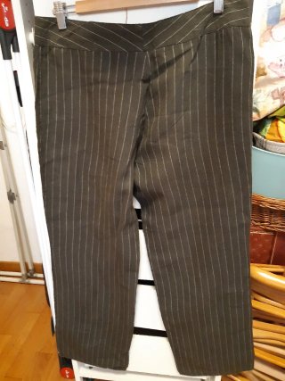 Pantaloni lino grigi tg. 48 italiana