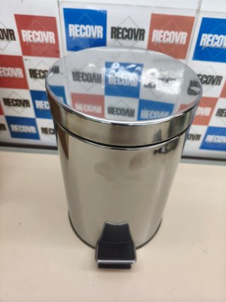 Cubo de basura de baño con pedal de 3 L y cubo interior extraíbl