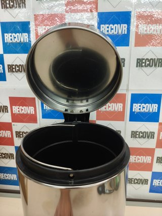 Cubo de basura de baño con pedal de 3 L y cubo interior extraíbl