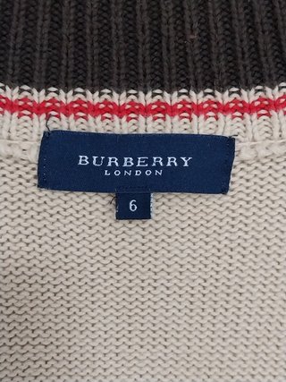 Chaqueta de punto Burberry London – Talla 6, L/XL