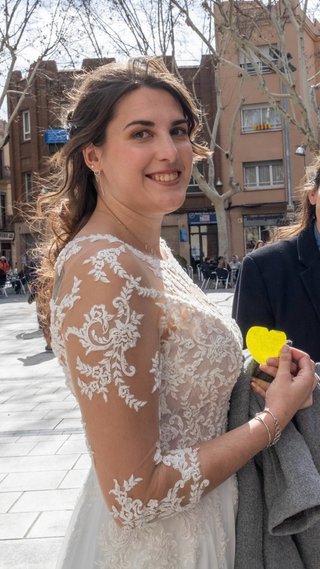 Vestido de Novia Talla XL - 1,80