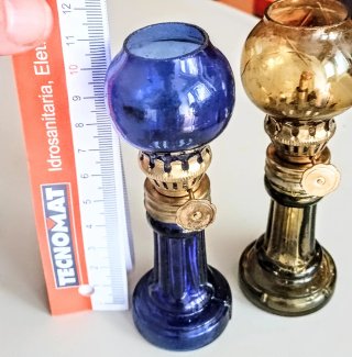 Mini lampade ad olio anni '70