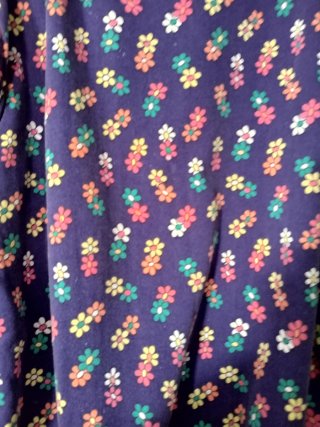 Sudadera/vestido vintage estampado floral