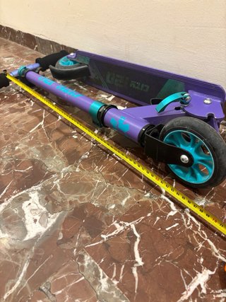 Patinete plegable City 120 infantil morado