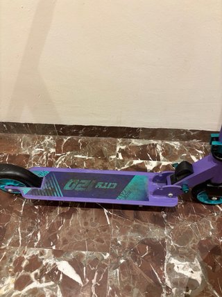 Patinete plegable City 120 infantil morado
