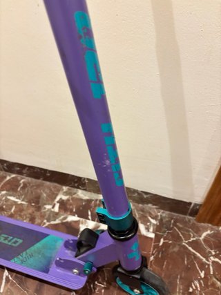 Patinete plegable City 120 infantil morado
