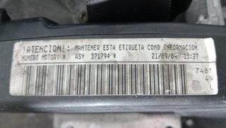 Seat asy motor completo ibiza (6l1) cool 125080