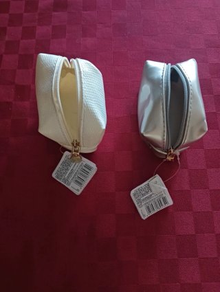 Set 2 mini pochette o portamonete Nuove