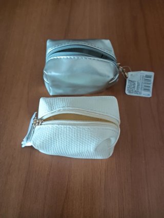 Set 2 mini pochette o portamonete Nuove