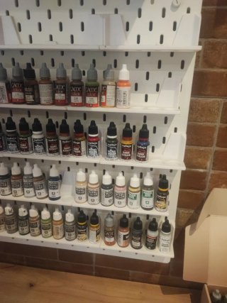 Compresor, aerógrafo y pinturas