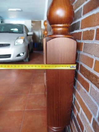 Cabecero de madera maciza