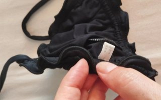 Costume bikini F**k nero