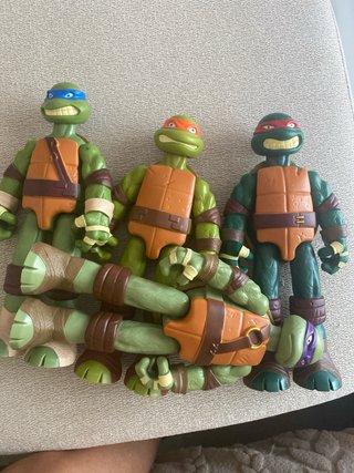 Lote 4 Figuras Tortugas Ninja