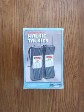 Walkie talkies