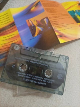 Casete Cancer Black Faith 1995