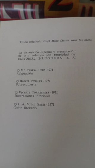Colección. Historias color. Julio Verne.  1972.