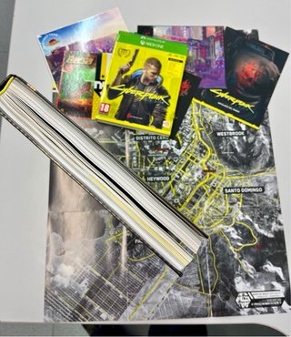 CyberPunk Edición Primer Día para Xbox y Guía.