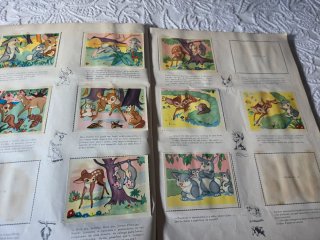 Álbum de cromos Bambi antiguo