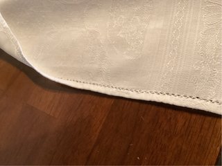 Tovaglia Damascata Vintage Beige/Bianca