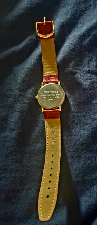 Reloj Orient Watch Chapado Dorado