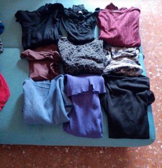 Lotto magliette camice maglioni autunno primavera