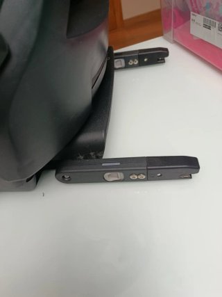 Silla de coche negra