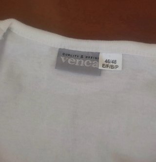 3 Camisetas Venca Talla 46-48 con Bolsa