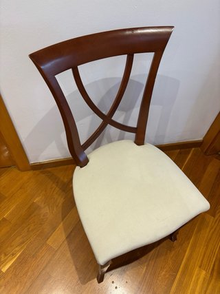 Mesa de comedor extensible de madera