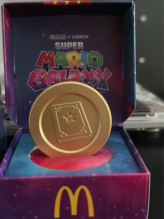 Moneda Super Mario Galaxy McDonald's