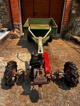 Motocultor Mollon 1500-83 con remolque
