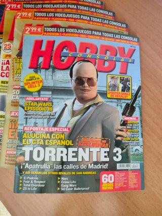 Lote 9 Revistas Hobby Consolas N160-N169