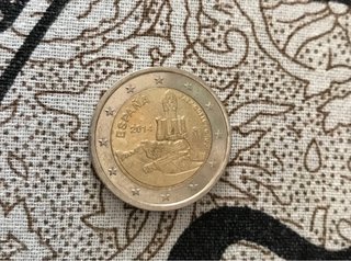 Moneda 2 € España Gaudí 2014
