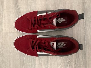 Zapatillas Vans granate y gris talla 44