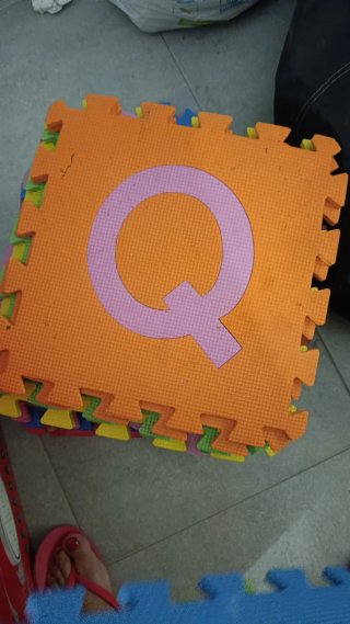 Alfombra goma puzzle infantil letras