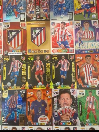 36 Cromos del Atlético de Madrid