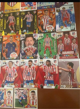 36 Cromos del Atlético de Madrid