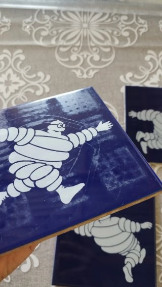 Colección 5 Azulejos Vintage Michelin
