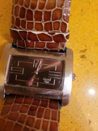 Reloj Sami Marrón Piel Cocodrilo