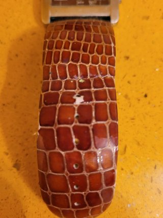 Reloj Sami Marrón Piel Cocodrilo