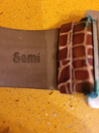 Reloj Sami Marrón Piel Cocodrilo