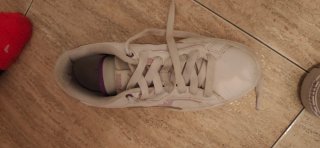 Zapatillas Puma Blancas y Rosas