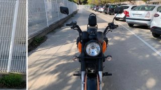 Hyosung Aquila GV 125 Cruiser Naranja/Negra